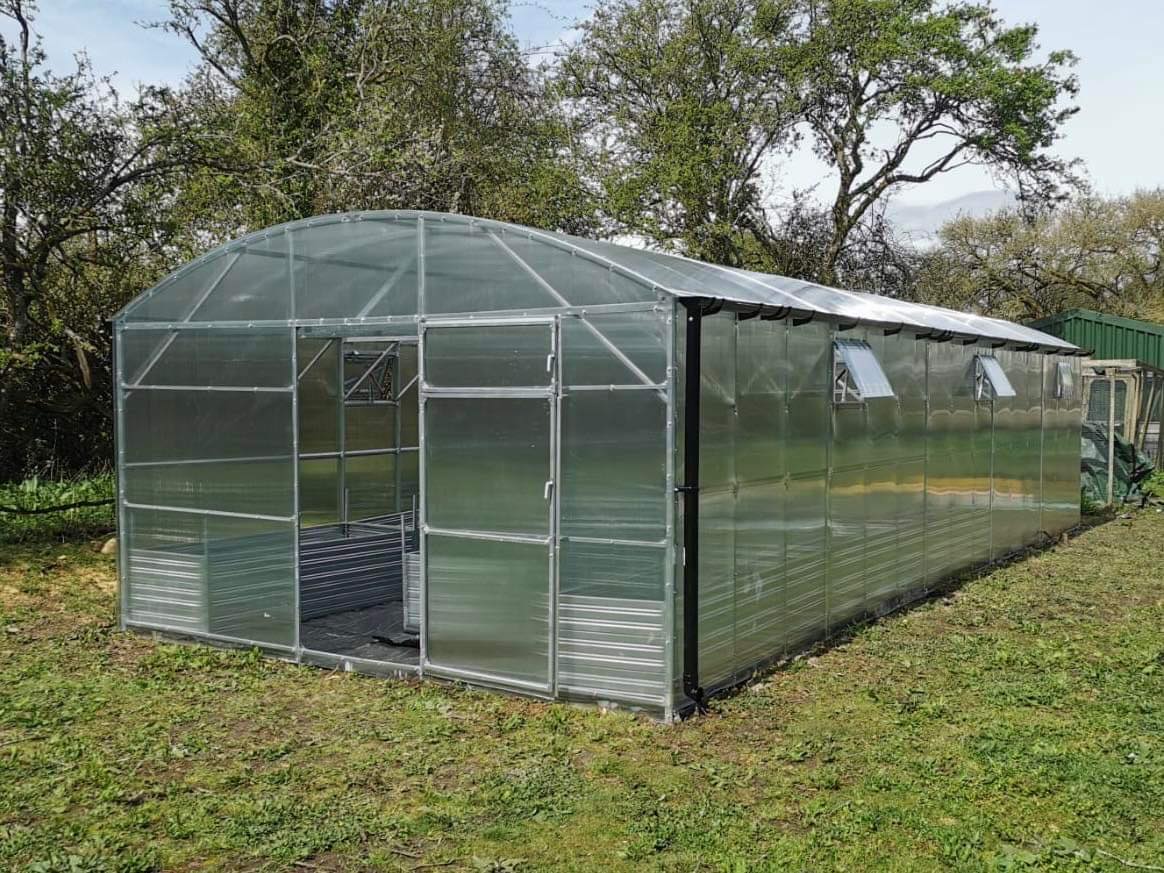 GREENHOUSE PRIMA-4 40 M² (4M X 10M; 13FT X 33FT)/ 6mm