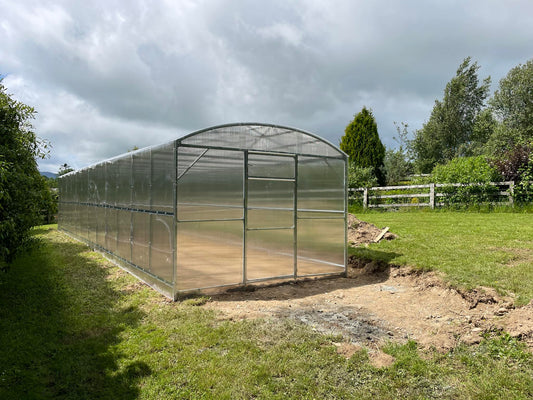 GREENHOUSE PRIMA-3 30 M² (3M X 10M; 9.8FT X 33FT)/ 6mm