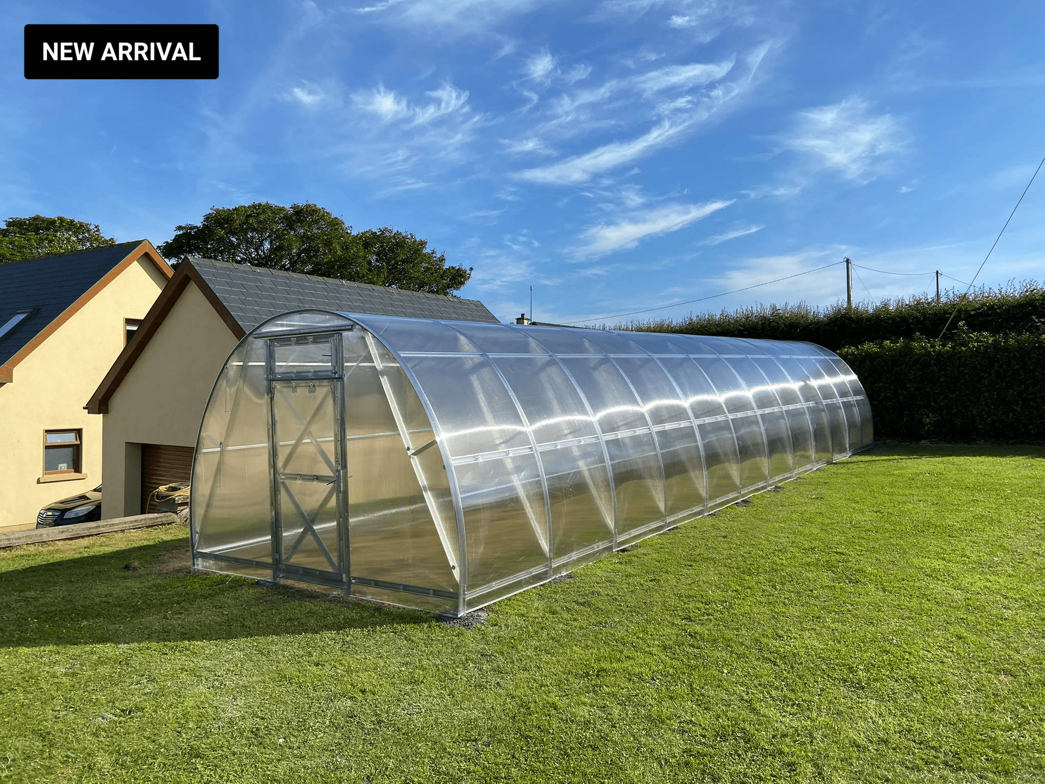 GREENHOUSE OPTIMA, 36M² (3M X 12M; 9.8FT X 39.4FT)